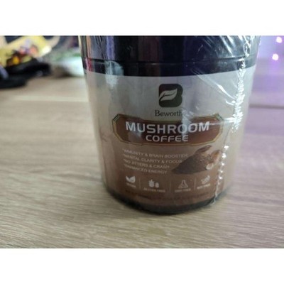 Beworth Mushroom Coffee Immunity Brain Booster Mental Clarity Enhanced Energy