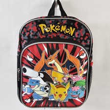 F.A.B Starpoint Pok mon Backpack 11" Pikachu Charizard Blastoise Venusaur 2016