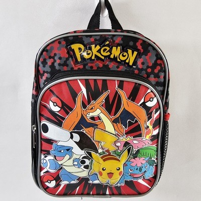 F.A.B Starpoint Pokémon Backpack 11'' Pikachu Charizard Blastoise Venusaur 2016