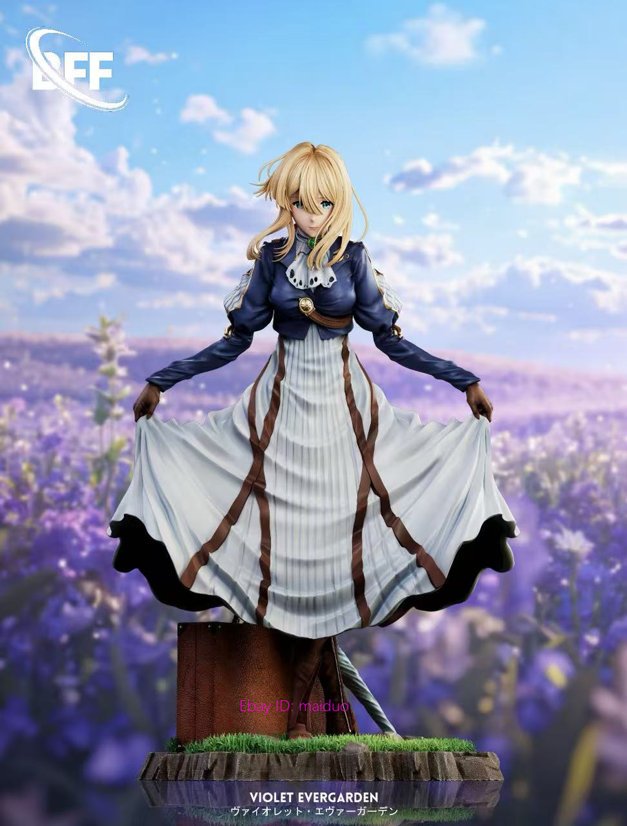 Gooyeh Violet Evergarden Figurines anime Figurine de jeu Taille haute 27 cm Statue en PVC Modèle de collection Décoration de bureau