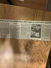 Andy Reid Autographed Newspaper Eagles Chiefs NFL Coach