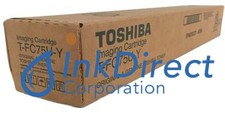 Genuine Toshiba TFC75UY T-FC75U-Y Toner Cartridge Yellow E Studio 5560C 6560C 65