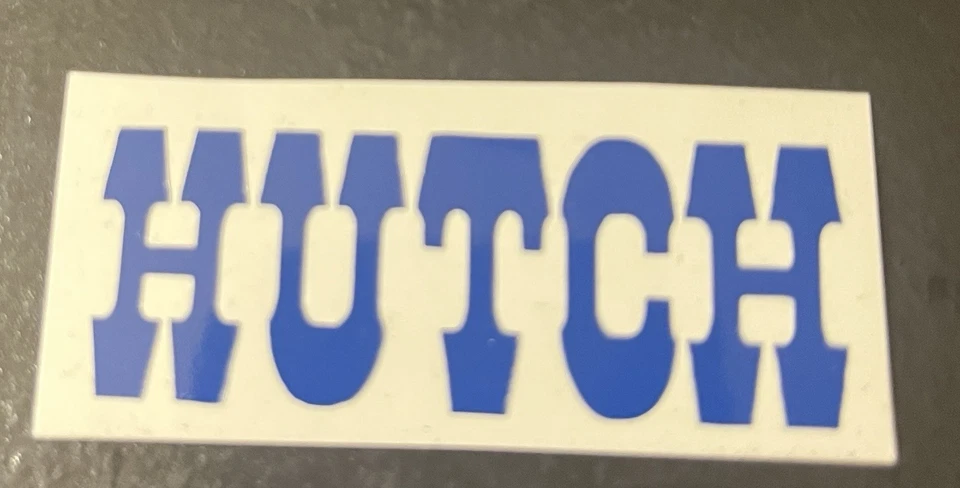 Hutch BMX Bicicleta Old School Logo Vinilo Adhesivo Calcomanía Bicicletas Dominguez Itson OG Foto 2 de 2