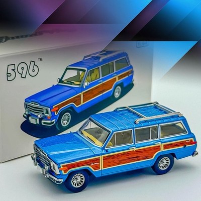 ★Jeep Grand Wagoneerグランドワゴニア ミニカー青赤2台セット s-l400.jpg