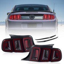 For 10-14 Ford Mustang Full Led W Sequential Tail Lights Red Brake Lamps