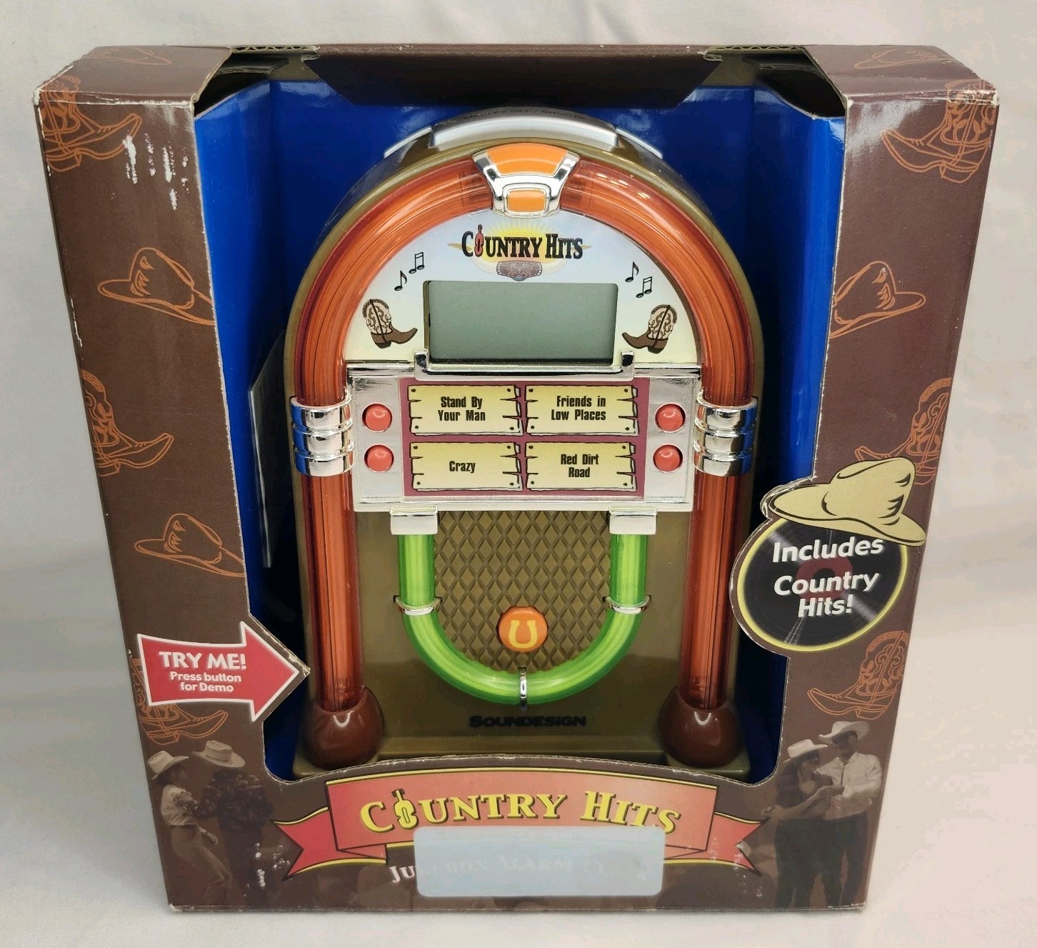 Soundesign Country Hits Jukebox Alarm Clock with Songs and Melodies 2003