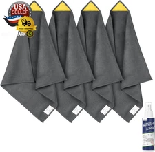 4 Pack Magnetic Whiteboard Cleaning Cloth, Dry Erase Cleaning Cloth for Classroo