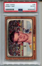 1966 Topps Bobby Orr Rookie Card PSA 4 Graded Hockey #35 Centered
