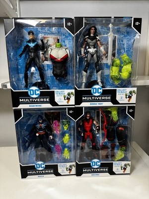 McFarlane Toys DC Multiverse Teen Titans Beast Boy BAF Series Set Lot