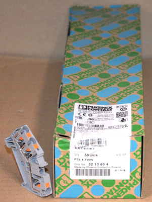 Phoenix Contact 3213604 Reihenklemme 34 Stück PTS 4-TWIN NEU OVP