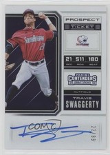 2018 Contenders Draft Picks RPS Prospect Ticket 22/99 Travis Swaggerty Auto 0d94