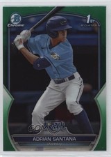2023 Bowman Draft Chrome Green Refractor /99 Adrian Santana #BDC-130 0w27