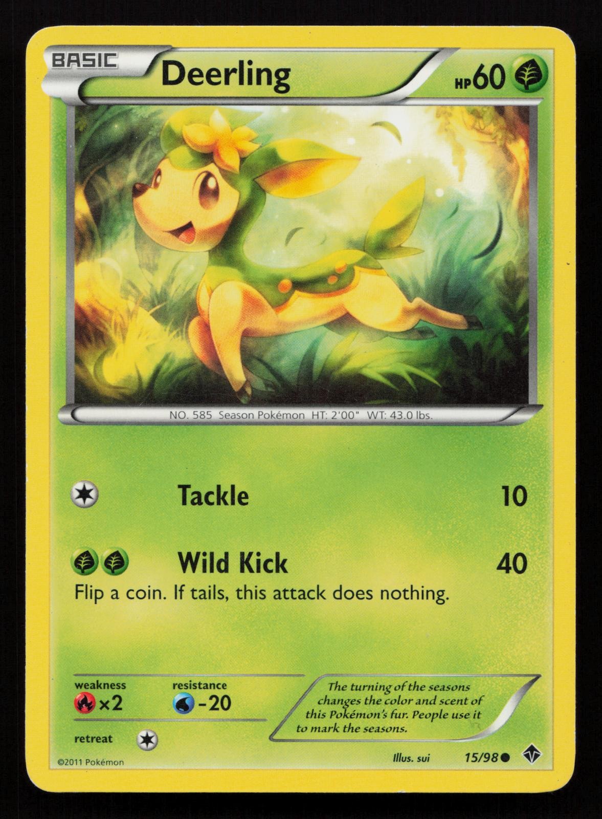Deerling 15/98 Common Emerging Powers Pokemon LP