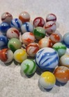 Lot Of 26 Vintage Marbles. WV Swirls,cac,peltier,akro Agate,alley NM-M — photo 1