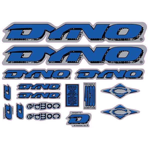 DYNO -1997 Compe - for chrome frame decal set - old school bmx | eBay