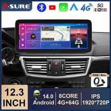 DAB+ 12" Android 15 Autoradio Navi Für Mercedes E Klasse W212 2009-2012 NTG 4.0