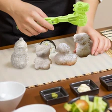 3 PCS Duck Rice Molds for Sushi Making, Creative Animal Shape Sushi Molds, Du...