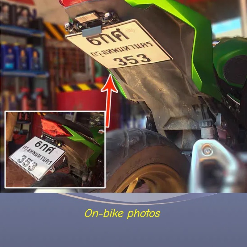 Universal Foldable License Plate Bracket Holder for Suzuki GSXS1000 GSXS150 750