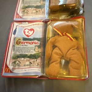 Ty Teenie Beanie Babies Germania the Bear International Bears II 2000