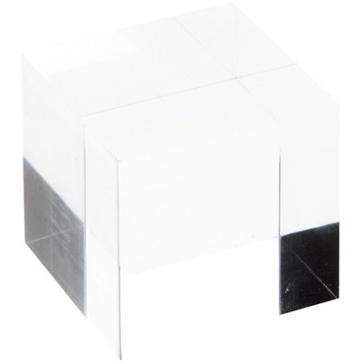 Plymor Clear Polished Acrylic Square Display Block, 2'' H x 2'' W x 2'' D