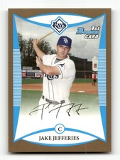 2008 Bowman Draft Picks & Prospects #BDPP55 Jake Jefferies Prospects Gold