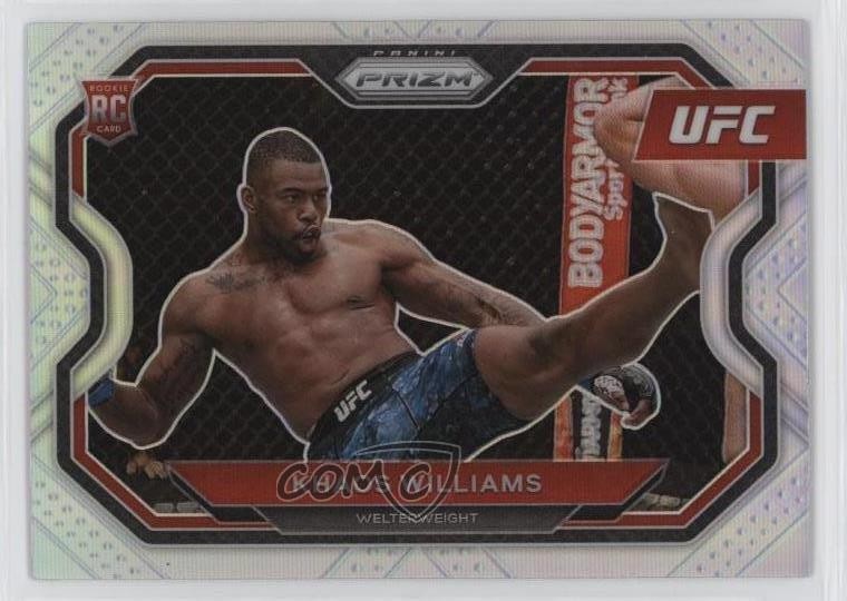 2021 Panini Prizm UFC Silver Prizm Khaos Williams #179 0c6