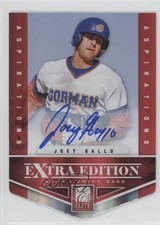 2012 Elite Extra Edition Aspirations Die-Cut Signatures /100 Joey Gallo Auto s3g