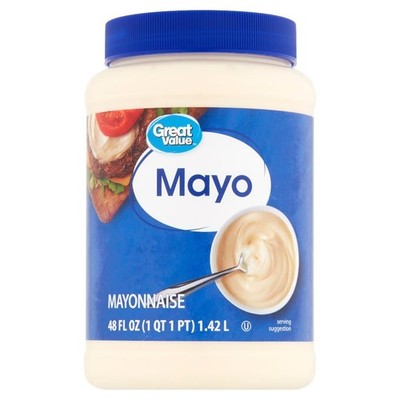 Mayonnaise Condiment 48 fl oz Jar Creamy Spread for Sandwiches Salads