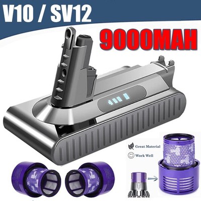 SONY 9000mAh Akku Für Dyson V10 Großer SV12 Absolute Staubsauger / Nachfilter