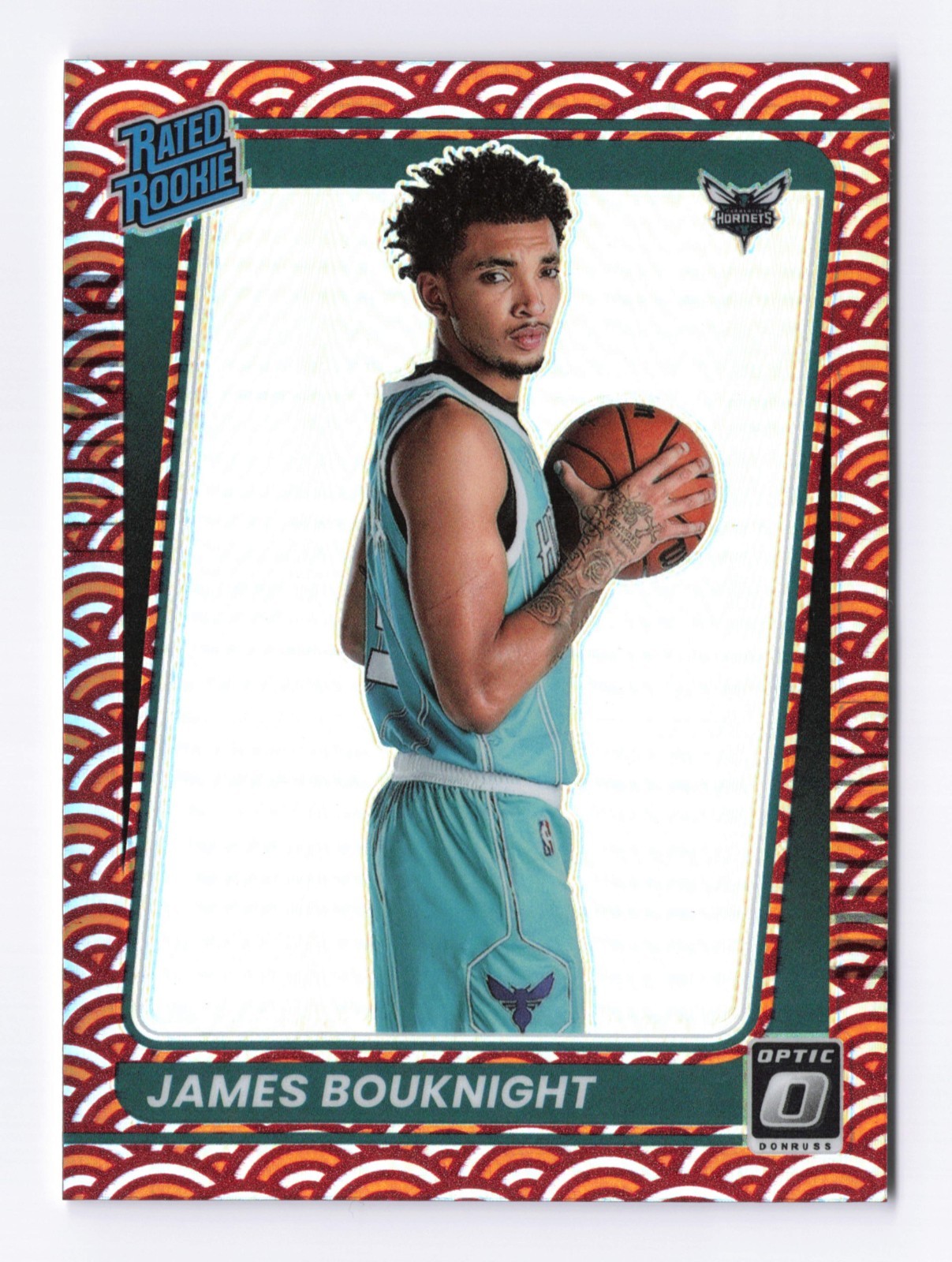 2021-22 Donruss Optic #151 James Bouknight RC Rated Rookie Card SP Photon Prizm