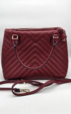 Rote Handtasche Gesteppt Tasche Crossbody Schultertasche