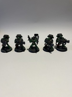 Warhammer 40K Salamanders Devastator Squad 4x Melta gut bemalt