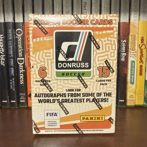 2023/24 PANINI DONRUSS SOCCER 6-PACK BLASTER BOX Sealed