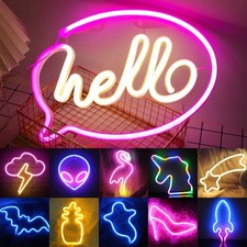 LED Neon Schild Lampe Neonlicht Nachtlicht Party Sign Leuchtschild Leuchtreklame
