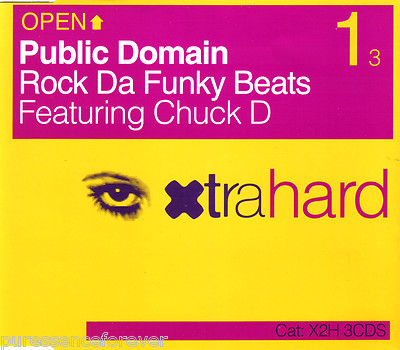 PUBLIC DOMAIN - Rock Da Funky Beats (ft CHUCK D) (UK 3 Tk CD Single)