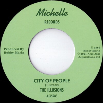 NEU!  The ILLUSIONS - City Of People / Wait Till The Summer AJX598S