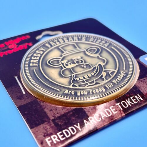 Five Nights At Freddy's Freddy Fazbear's Pizza 1987 Arcade Token Coin *Official* - Picture 2 of 5