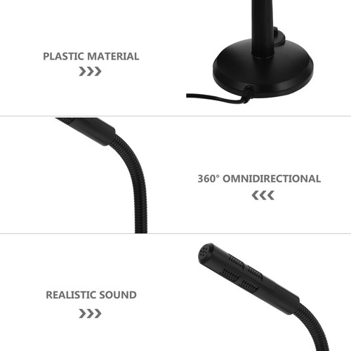 Desk Microphone Flexible Live Streaming Mic Usb Microphone Base - Photo 11/12