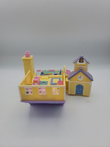 RARO SIN MUÑECAS De colección Bluebird 1993 Iglesia Capilla Amarillo SOLO - Imagen 6 de 14