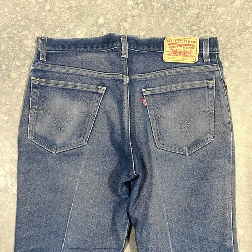 Vintage Levi’s 517 Denim Jeans Flare Western Bootcut Distressed Sz 34x28 Read - Picture 3 of 12
