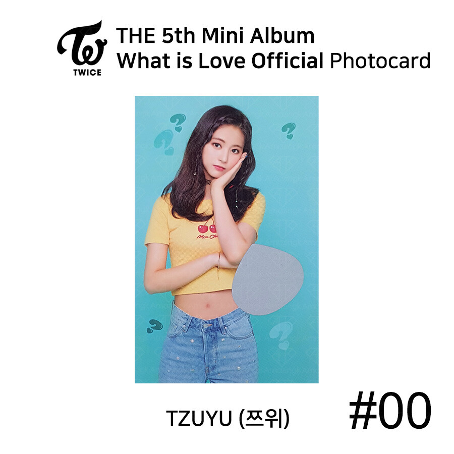 TWICE 5th mini album What is love Official Photocard TZUYU