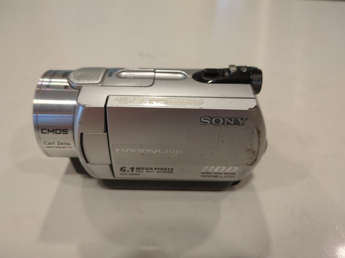 Sony DRC-SR300 Handycam Digital 40 GB Camcorder - Working But Has