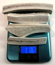 BEST VALUE! ONE POUND of Seasoned Split Elk/Deer Antler Dog Treats/Chews -MED/LG