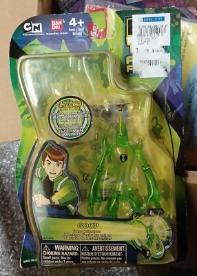 Last New BANDAI BEN 10 ALIEN FORCE ALIEN COLLECTION 4'' GOOP ACTION FIGURE Dented
