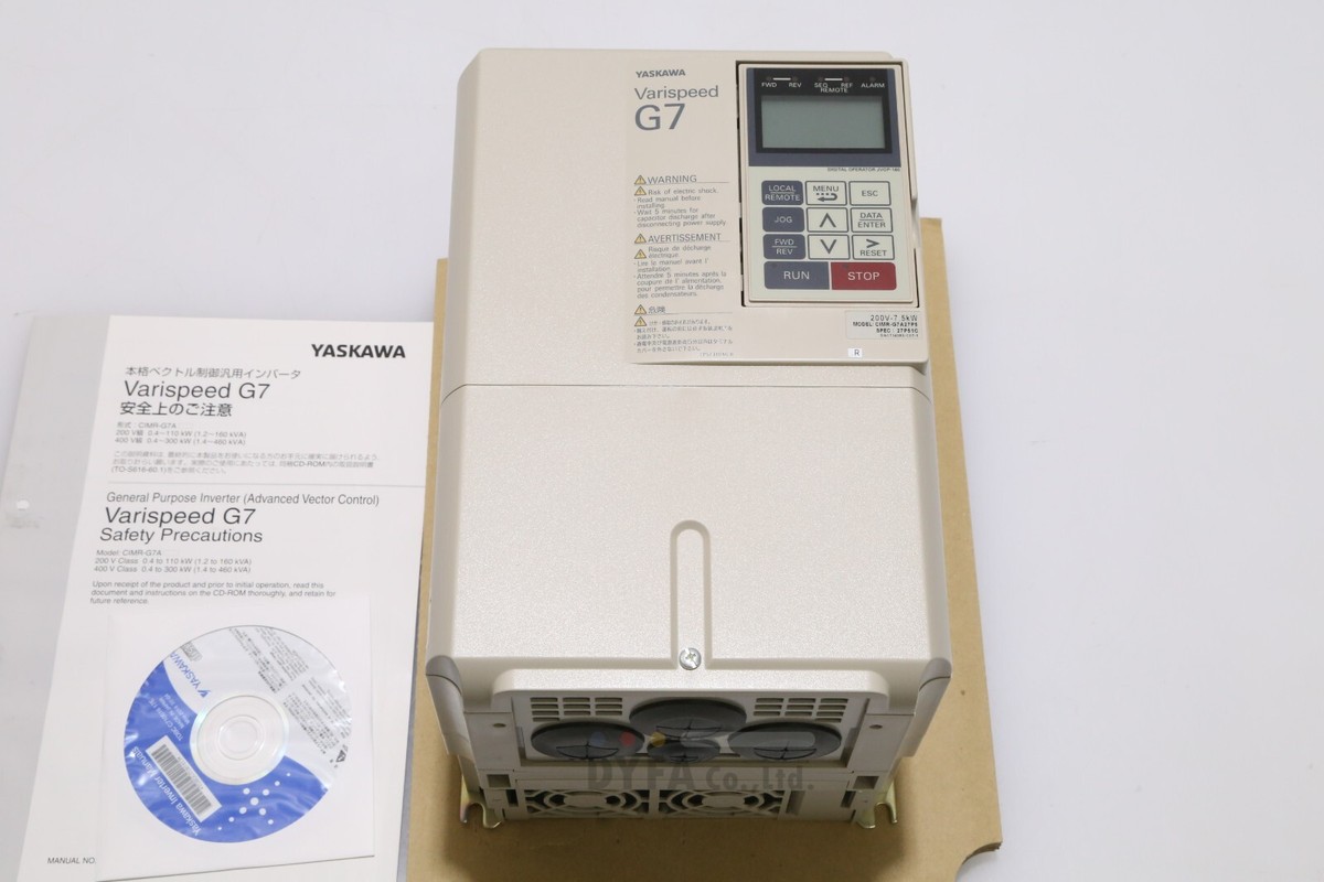 YASKAWA Inverter NIB Varispeed G7 CIMR-G7A27P5 200V-7.5kW YASKAWA Inverter NIB Varispeed G7 CIMR-G7A27P5 200V-7.5kW