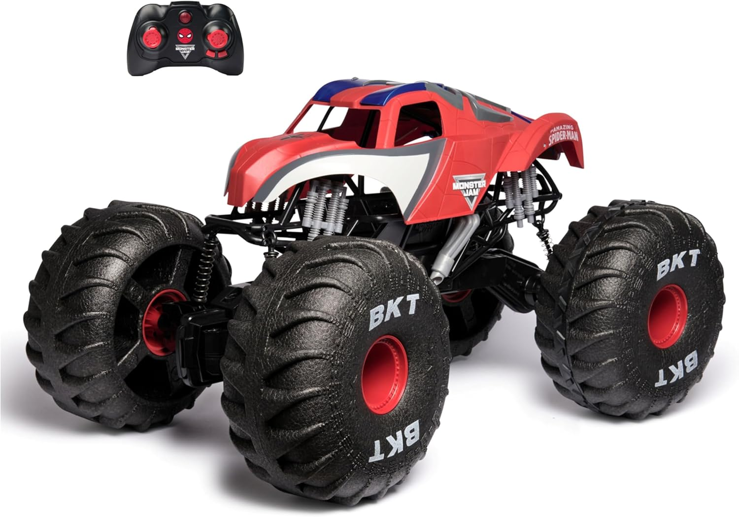 Monster Jam Mega Spider-Man RC Truck – 1:6 Scale, Over 2 Feet of Power