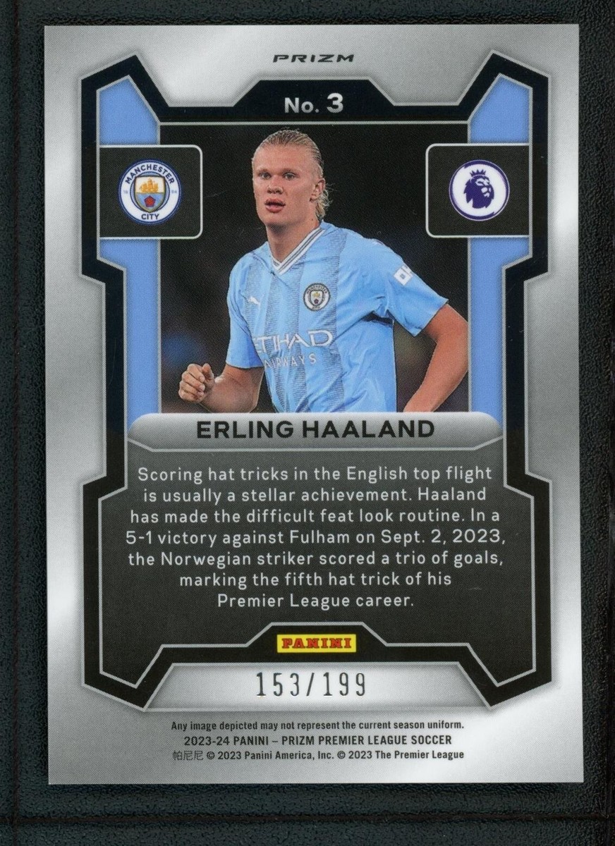 Panini Obsidian HAALAND ハーランド 世界199枚限定 2023-24 Panini Obsidian Soccer Erling Haaland Obsidian Patch