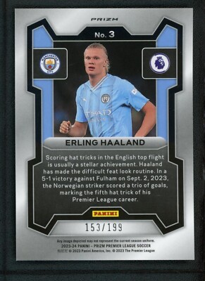 Panini Obsidian HAALAND ハーランド 世界199枚限定 2023-24 Panini Obsidian Soccer Erling Haaland Obsidian Patch
