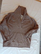 Women's Sweater J.Crew Size M Pockets Brown 26744