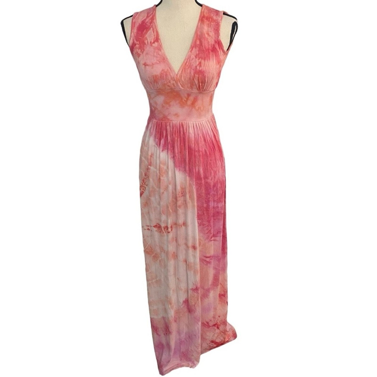 strapless open back dress Delphia Maxi Dress Terracotta / S